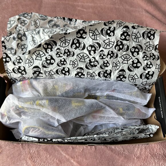 Strange Cvlt Women's 11 Misfits Horror Business Flip Flop Sandals Crimson Ghost - Picture 6 of 11